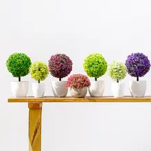 高級造花セット【プラスチック製・多肉植物風・インテリア用・リビング装飾】