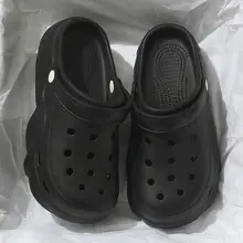 厚底ドングリシューズ【夏用・ビーチスタイル・包頭デザイン・極上の柔らかさ】