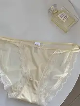 ローライズ三角パンティ 青少年/女性 ファッション/セクシー サテンレース