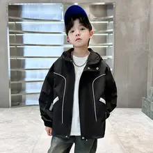 男の子用春秋アウター【おしゃれなミリタリージャケット・子供用コート】