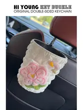 かわいい車載ゴミ箱【吊り下げ式・収納バケット】