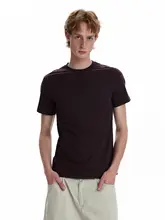 半袖Tシャツ ユニセックス リヨセル 接触冷感 無地 短丈 正肩 きれいめ シンプル 着回し 「A PUEE」