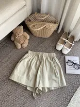 スタイルのウエストゴム抽绳ショートパンツ【夏用・シンプル・スリム効果・ルーズフィット】（セットアップ対応）