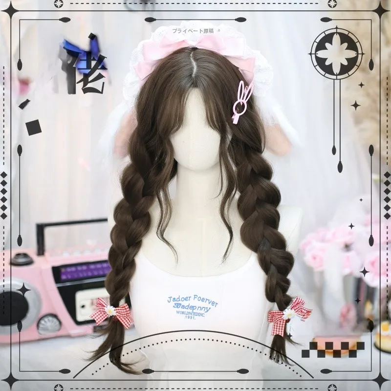 ロングヘアの簡単な大人アレンジ：全頭用ウィッグ【自然な八字バング・ロリータスタイル】の実用性と適用シーン