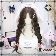 全頭用ウィッグ【ロングヘア・自然な八字バング・ロリータスタイル】（セットアップ対応）