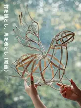 手作り馬年のランタンDIY材料キット【中式竹編・伝統工芸】