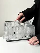 高級感ある氷河模様のカップホルダー【家庭用・リビングに最適・ガラス製・ジュースカップ】（セットアップ対応）