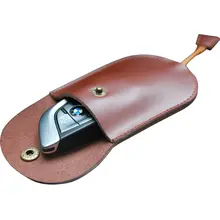 大容量真皮製キーホルダー【手作り・多機能・車用】