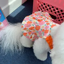 夏用ペット用ドレス【小型犬・薄手・かわいいデザイン】