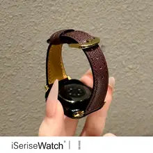 iWatch適対応レディースレザーバンド【フィッシュ卵風デザイン・秋冬用・高級感あり・41mm対応】