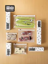 猫柄の密封食品保存袋【冷蔵庫用・ジッパー付き・野菜果物収納】