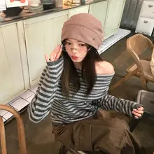 可愛らしいデザインのゆったりした帽子【女性用・顔を小さく見せる・カジュアル】（セットアップ対応）