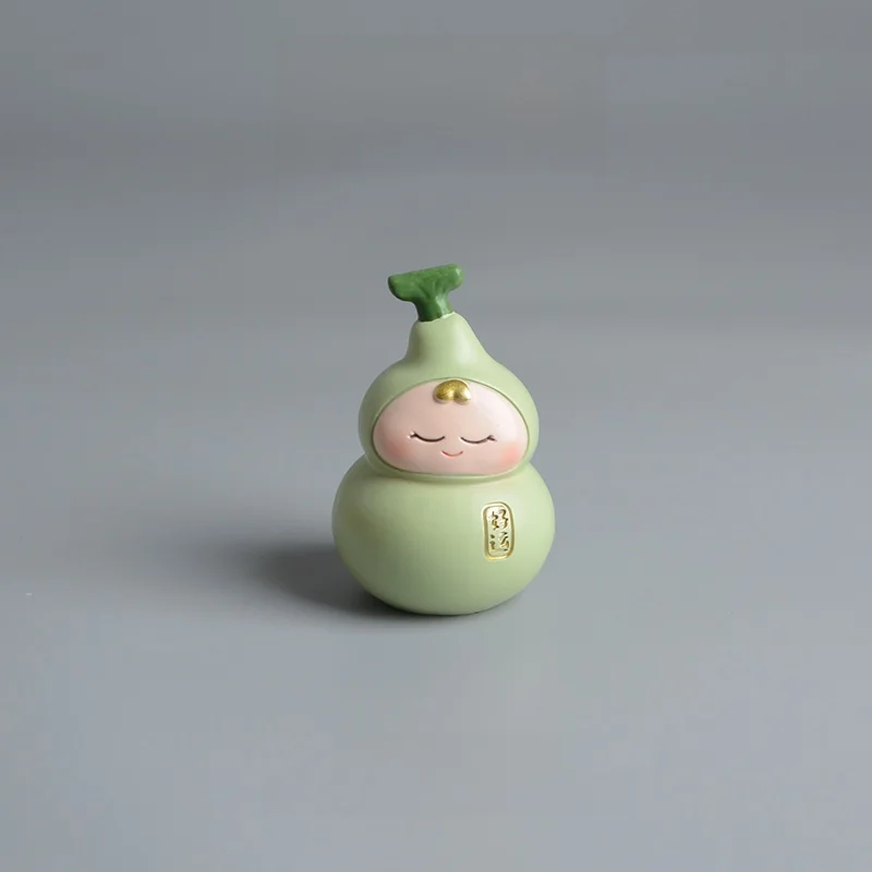 小葫芦の置物：デスク周り小物としてのデザインと機能性の実証