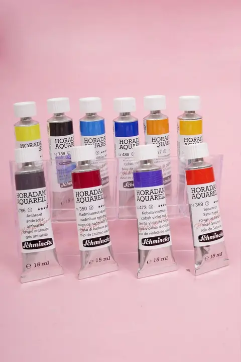シュミンケ 水彩絵具セット【5ml/15ml・半塊／全塊・全45色】