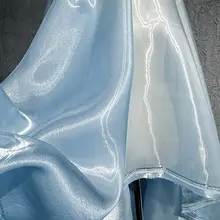 光沢のある加厚水光ファブリック【滑らかでクリスタルサテンの質感・服飾デザイン用】