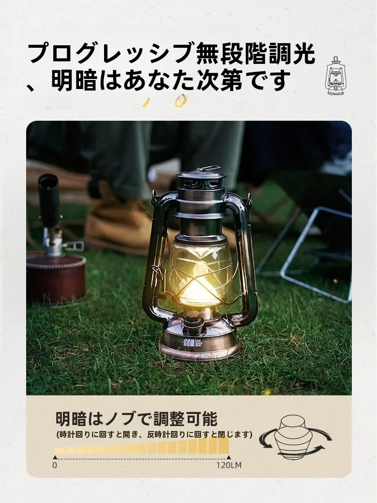 キャンプ道具を節約調達｜実際に使ってみた結果　レトロ照明の心の質を解説