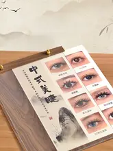 つけまつげディスプレイ 美容店の飾り用 無垢材フレーム
