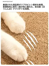 耐久性のあるペット用マット【猫犬用・緑色・防猫爪・快適設計】（セットアップ対応）