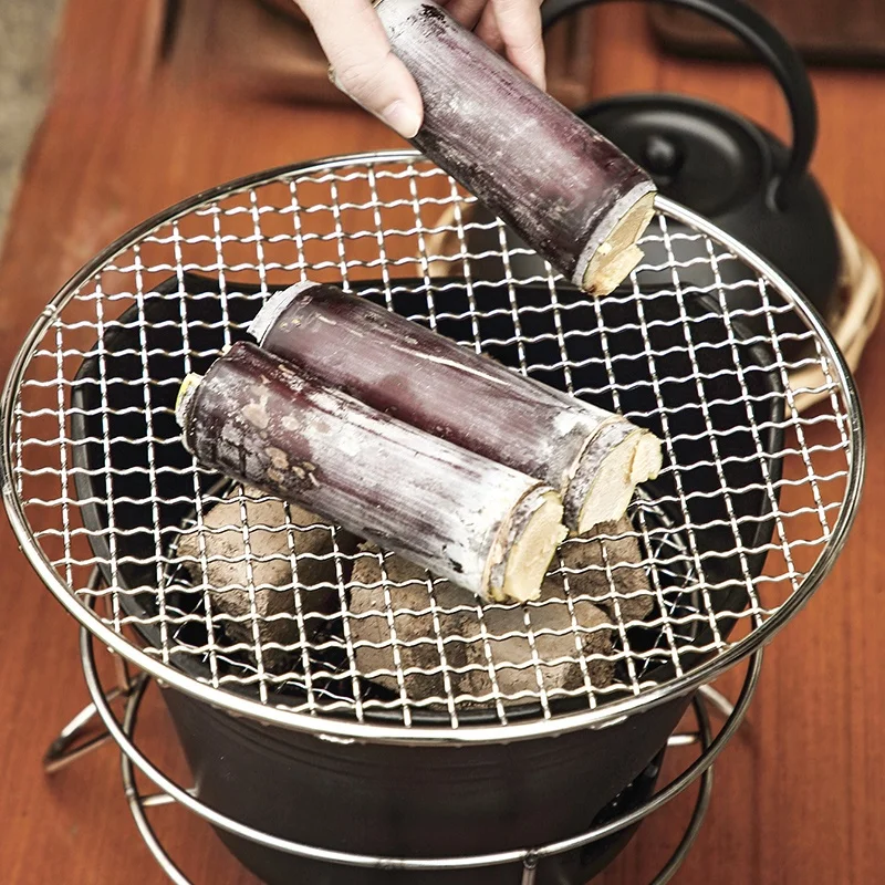 焚き火用ステンレス焼き網：茶器アクセサリーとしての実用性と燻製対応の詳細