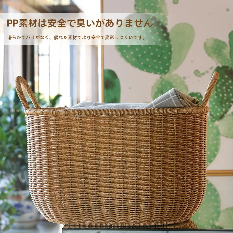 キッチンをスッキリ整理！収納グッズおすすめ - 北欧風フェイクカゴ編みバスケットの特徴と実用性