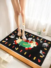 浴室用 滑り止めマット【シリコン製・水はけ良好・トイレ用・シャワールーム対応】