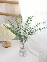 フェイクグリーン 偽の花 装飾花飾り 北欧スタイルの室内シーンに適した ユーカリのコインリーフデザイン