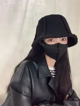 暖かいベル型バケットハット【極上の柔らかさ・秋冬用・女性用】