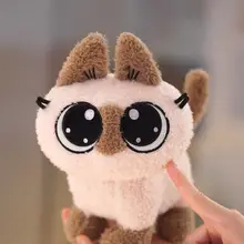 可愛いアニメ風のシャム猫デスクアクセサリー【泥の中のデザイン・ギフト向け】