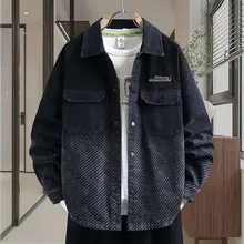 春季用 ユニークデザインの黒灰色デニムジャケット【メンズ・薄手・カジュアル】