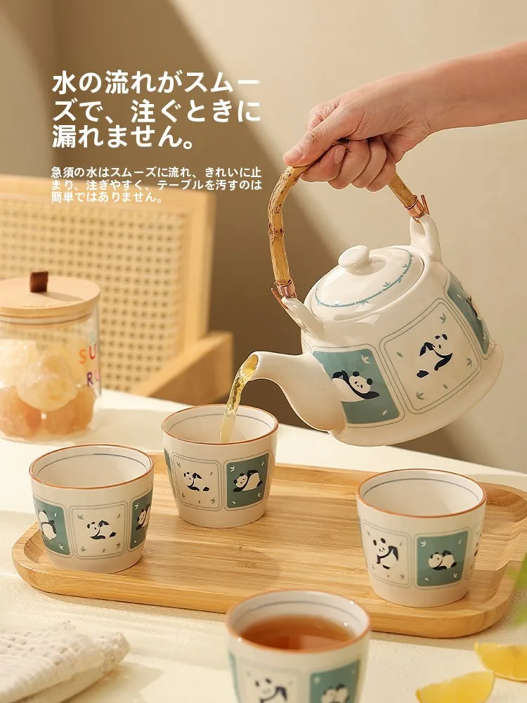 見つけたデイリー雑貨まとめ - 陶器製パンダティーポットとカップセットの実用性とデザイン性