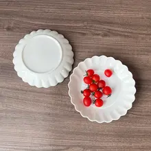 家庭用花柄プレート【陶器製・上品なデザイン・レストランやホテルに最適】