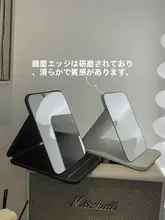 折りたたみ式デスク用化粧鏡【ポータブル・学生寮用・インテリア】