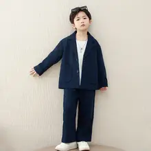 男児用カジュアルスーツ【春秋対応・お祝い用】（セットアップ対応）