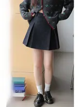 高腰チェックプリーツスカート【女性用・ショート丈・Z字デザイン・小柄対応】（セットアップ対応）