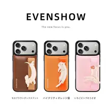 スマホケース ストラップ付き iPhone15 16 17 Pro Max 対応 上品 かわいい 個性的 「EVENSHOW」