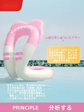 YUKE 子供用浮き輪【肩下サポート付き・大きな浮力・男の子女の子用】