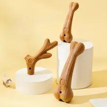 犬用おもちゃ【鹿角デザイン・歯磨き効果・耐噛性・解消】