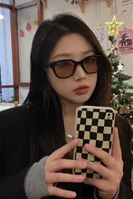 高級感のある女性用紫外線防止サングラス【小顔効果・韓国風・トレンドデザイン】