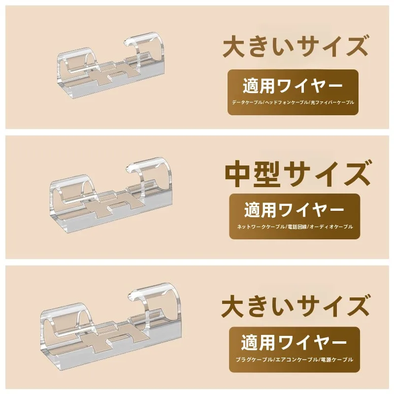 穴あけ不要の壁面用配線ホルダー：粘着タイプで電線整理を実現するリアルな使い方