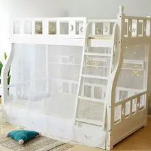 子供用ベッド用トンネル型蚊帳【メッシュ・二段ベッド対応・ダブルドア】
