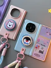 Huawei Mate X6用 薄型全包型ケース【磁気吸着・色分けデザイン・エアバッグスタンド付き】