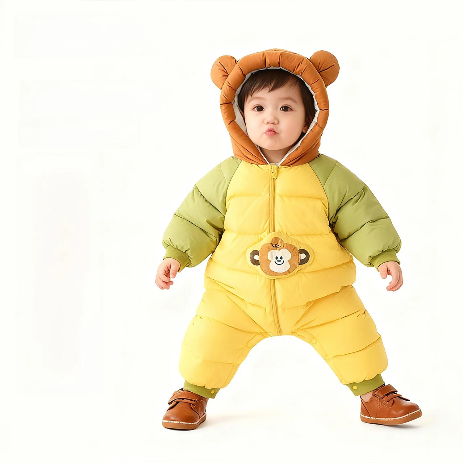 1歳冬寝るときの服：赤ちゃん用ダウンカバーオールの機能と選び方