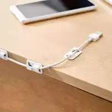 電線固定器【粘着式・穴あけ不要・壁面取付け用】