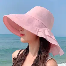 夏用 薄手の釣り用ハット【UVカット・ビーチ旅行・大きなつば】