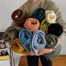 MRCYC メンズ ニットセーター【秋冬用・厚手・クルーネック・ゆったりフィット・無地】
