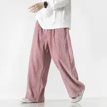リラクシングストレートコーデュロイワイドパンツ【春用・ユニセックス・ヴィンテージスタイル】（セットアップ対応）