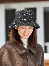 Camel 秋冬用 レディース 保温デザイン バケットハット【シンプルスタイル・ファッショナブル】