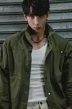 MUSCLE DOG 秋冬用メンズ長袖シャツ【カジュアルデザイン・ゆったりしたフィット・ジーンズジャケット】