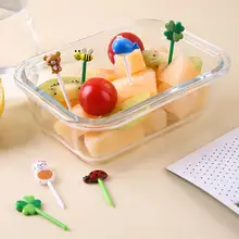 子供用プラスチックフルーツデコレーションピック【蜂とひまわり・てんとう虫デザイン】（セットア  ップ対応）