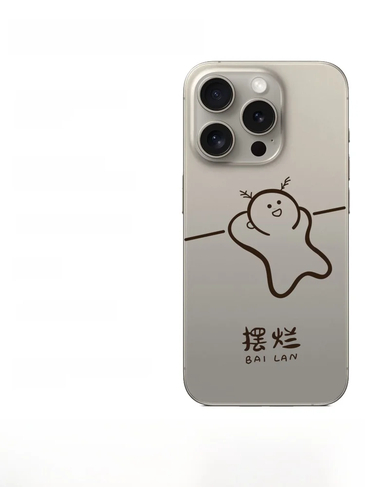 透明シリコン製ポップキャラクターiPhoneケース：アニメデザインで可愛さと保護を実現